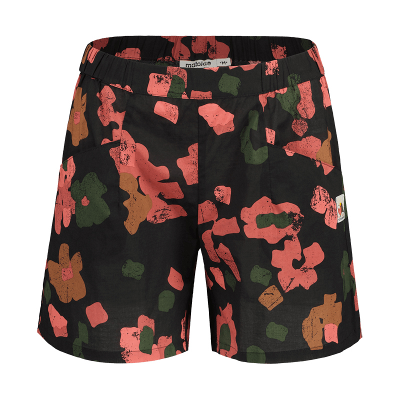 【MALOJA】女純棉印花短褲 / 23MA35437-[綠、黑]