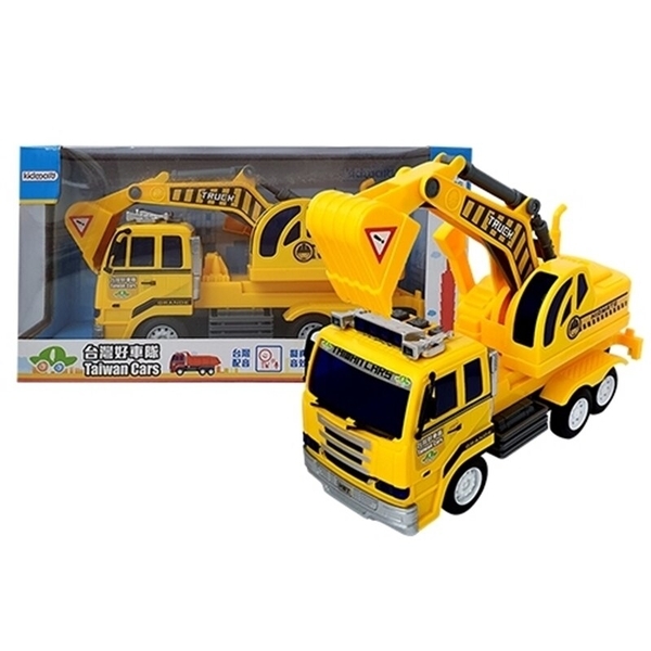 《 KIDMATE 》台灣好車隊-聲光怪手車 KMT-83814