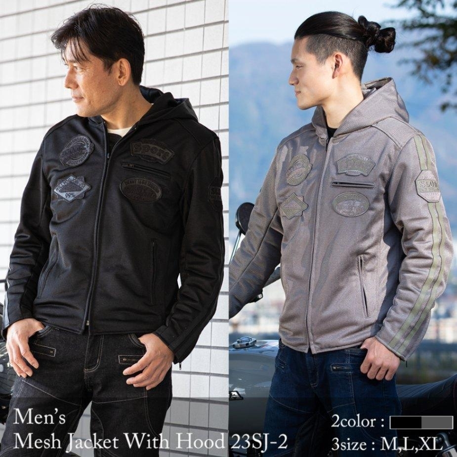 DEGNER 23SJ-2 GRAY 灰色 夏季防摔衣 連帽 網眼 透氣