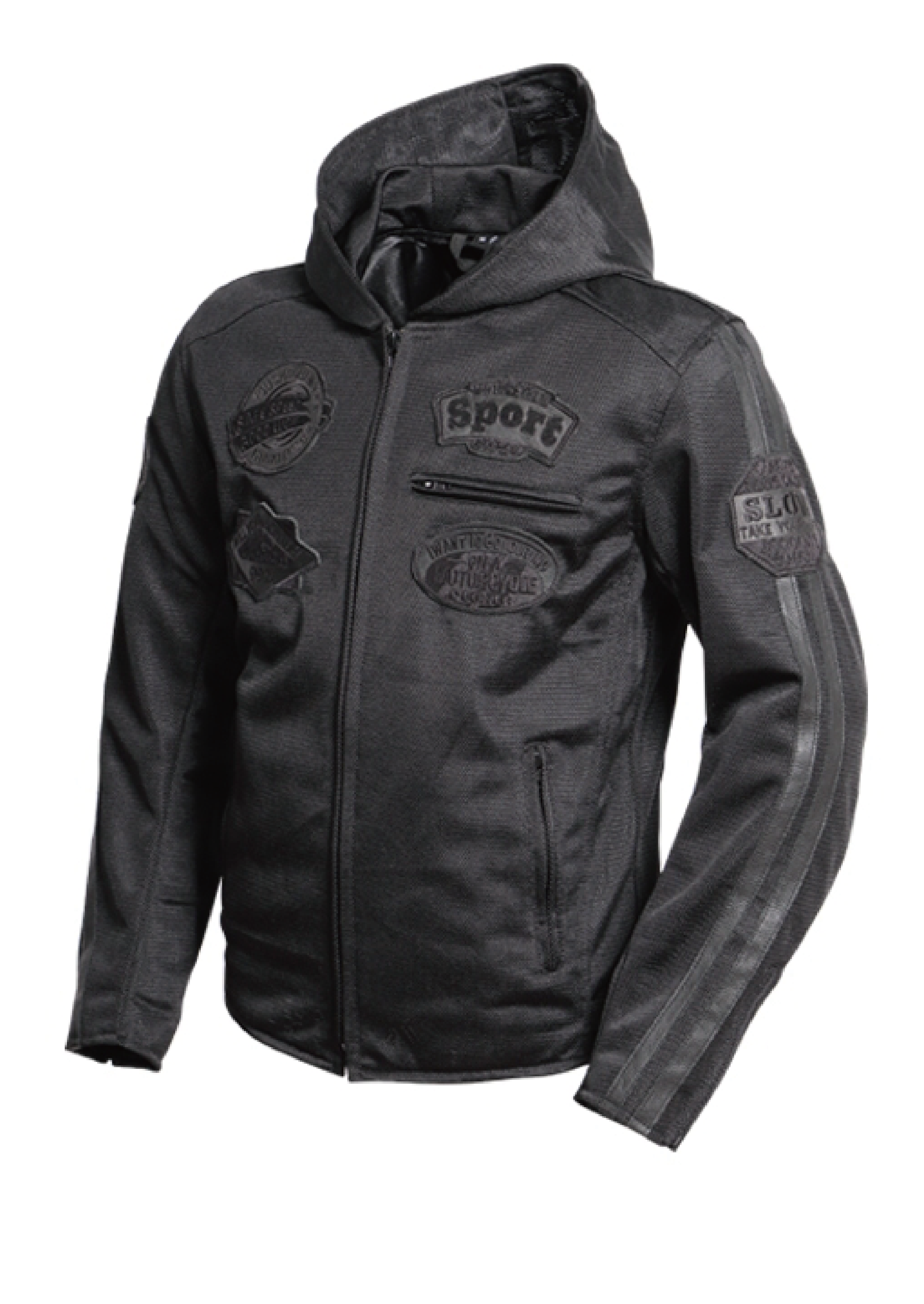 DEGNER 23SJ-2 BLACK 黑色 夏季防摔衣 連帽 網眼 透氣