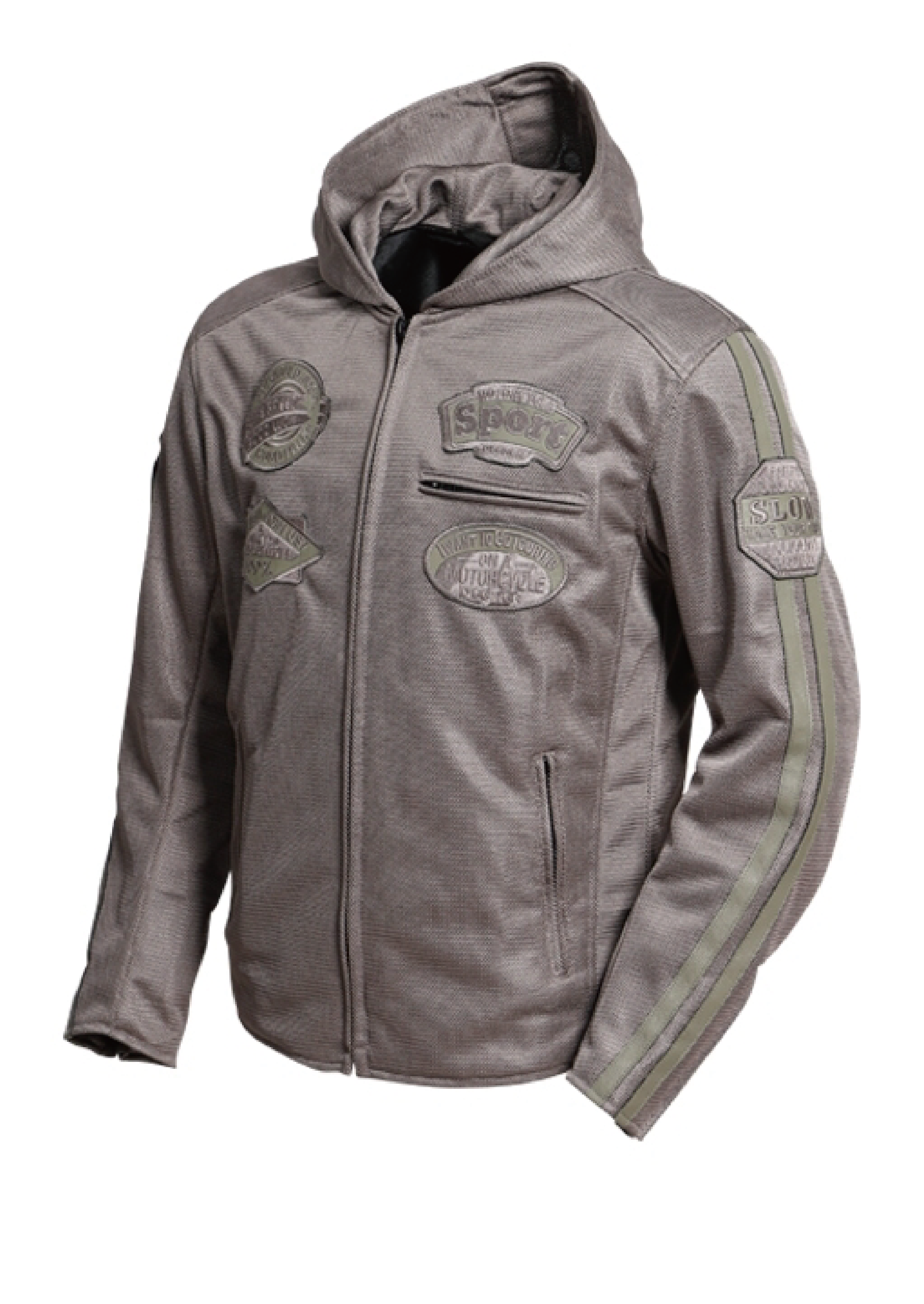 DEGNER 23SJ-2 GRAY 灰色 夏季防摔衣 連帽 網眼 透氣