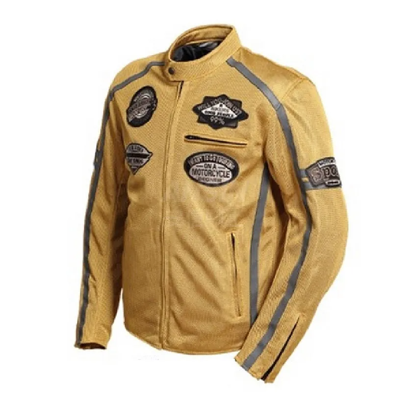 DEGNER 23SJ-1 MUSTARD 芥末黃色 夏季防摔衣 網眼 透氣 夏季