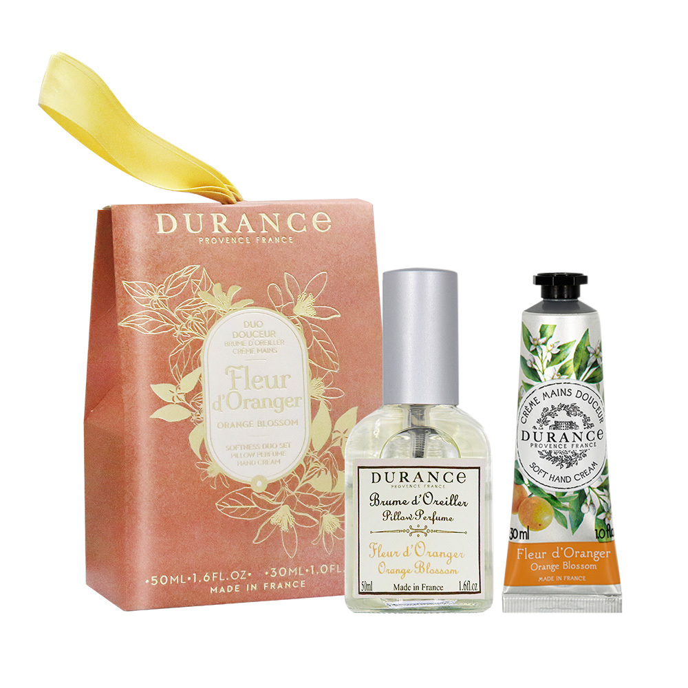 DURANCE朵昂思 盛開橙花香氛護手組[枕頭香水+護手霜]