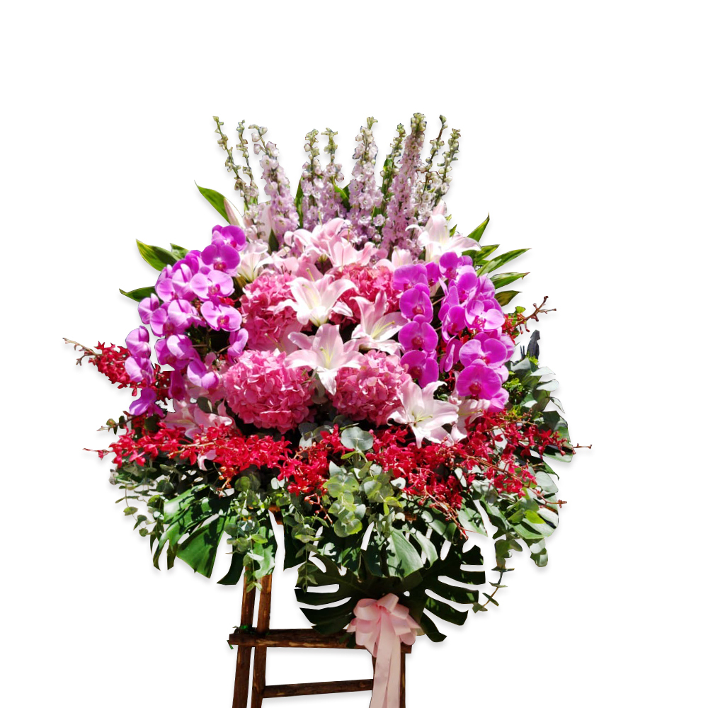 奢華商務開張花籃