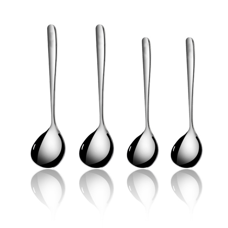 《2008》韓式平圓大頭不鏽鋼湯匙