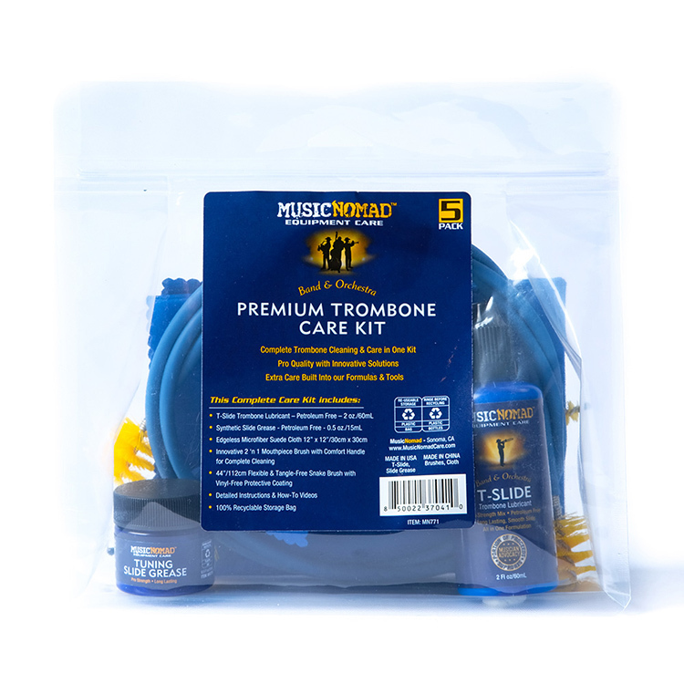 【5-3】[MusicNomad] 長號清潔保養組 5件裝 #MN771