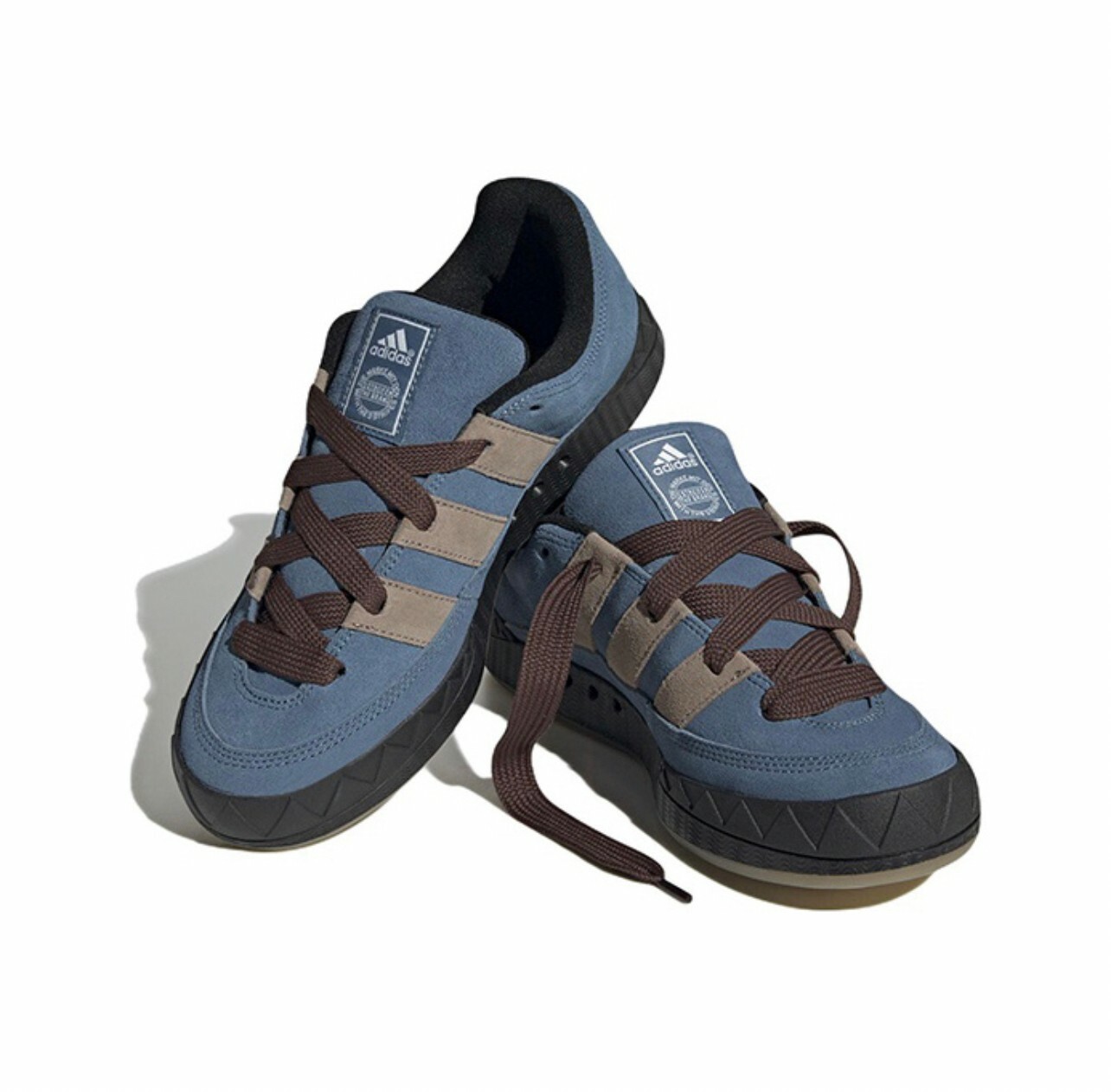 代購 Adidas originals Adimatic 輕便休閒鞋 板鞋 潮流 男女同款 藍棕 APR-