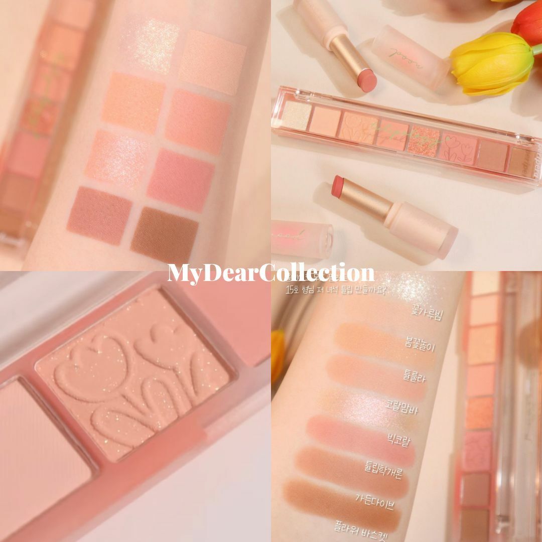 現 貨 | Peripera All Take Mood Palette 15 Tulipology 暖粉杏珊瑚鬱金香