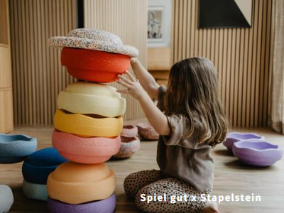 Spiel gut x Stapelstein