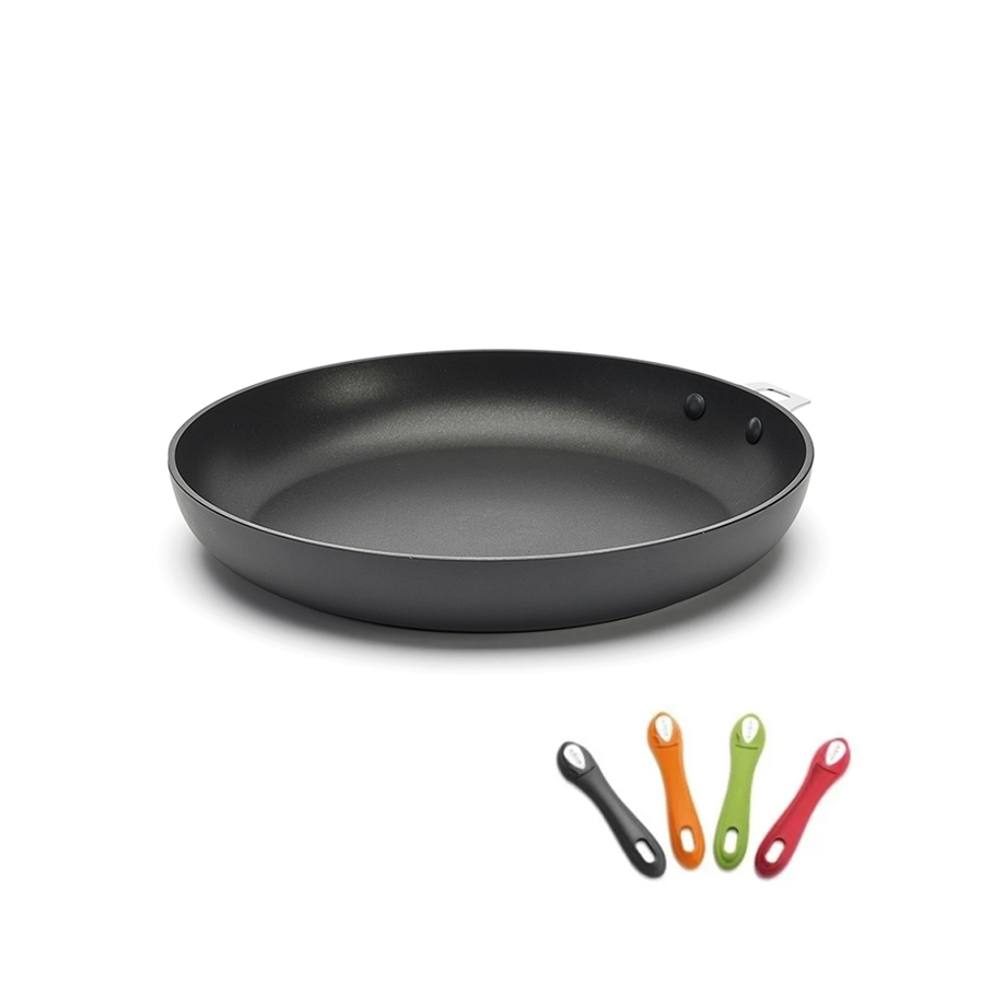 Choc 黑銀都會TWISTY活動柄系列 l 加厚不沾平底鍋 (適用IH感應爐 / 需另加購握柄)