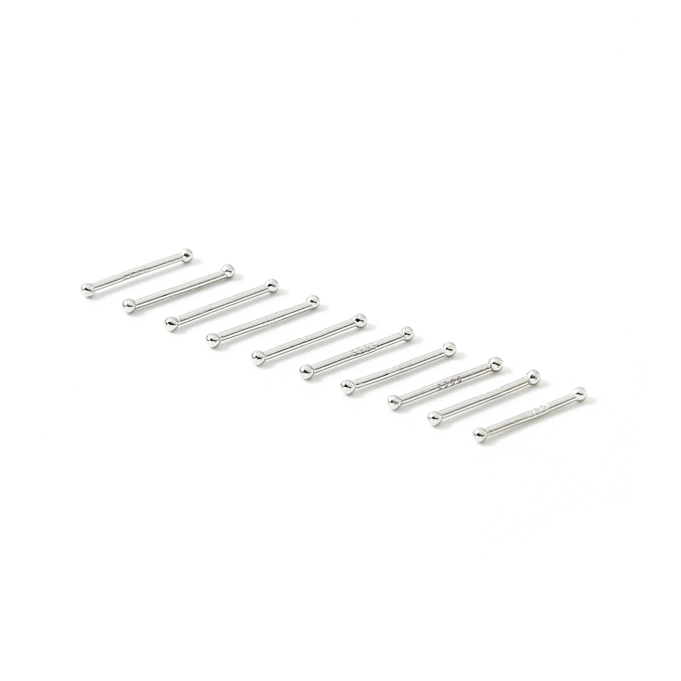 純銀,圓珠,耳環