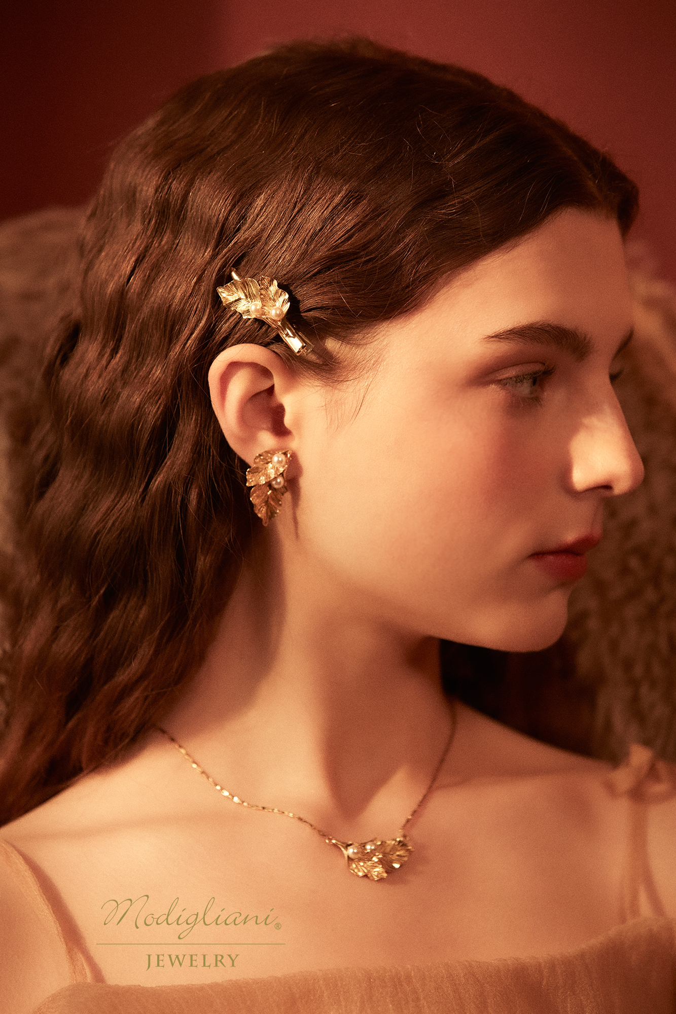 黃銅飾品,黃銅,花草,百搭,耳環,氣質,施華洛世奇水晶珍珠,珍珠