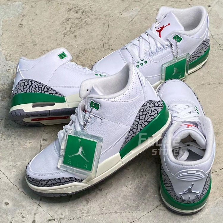Wmns Air Jordan 3 Retro 'Lucky Green' CK9246-136【現貨商品】