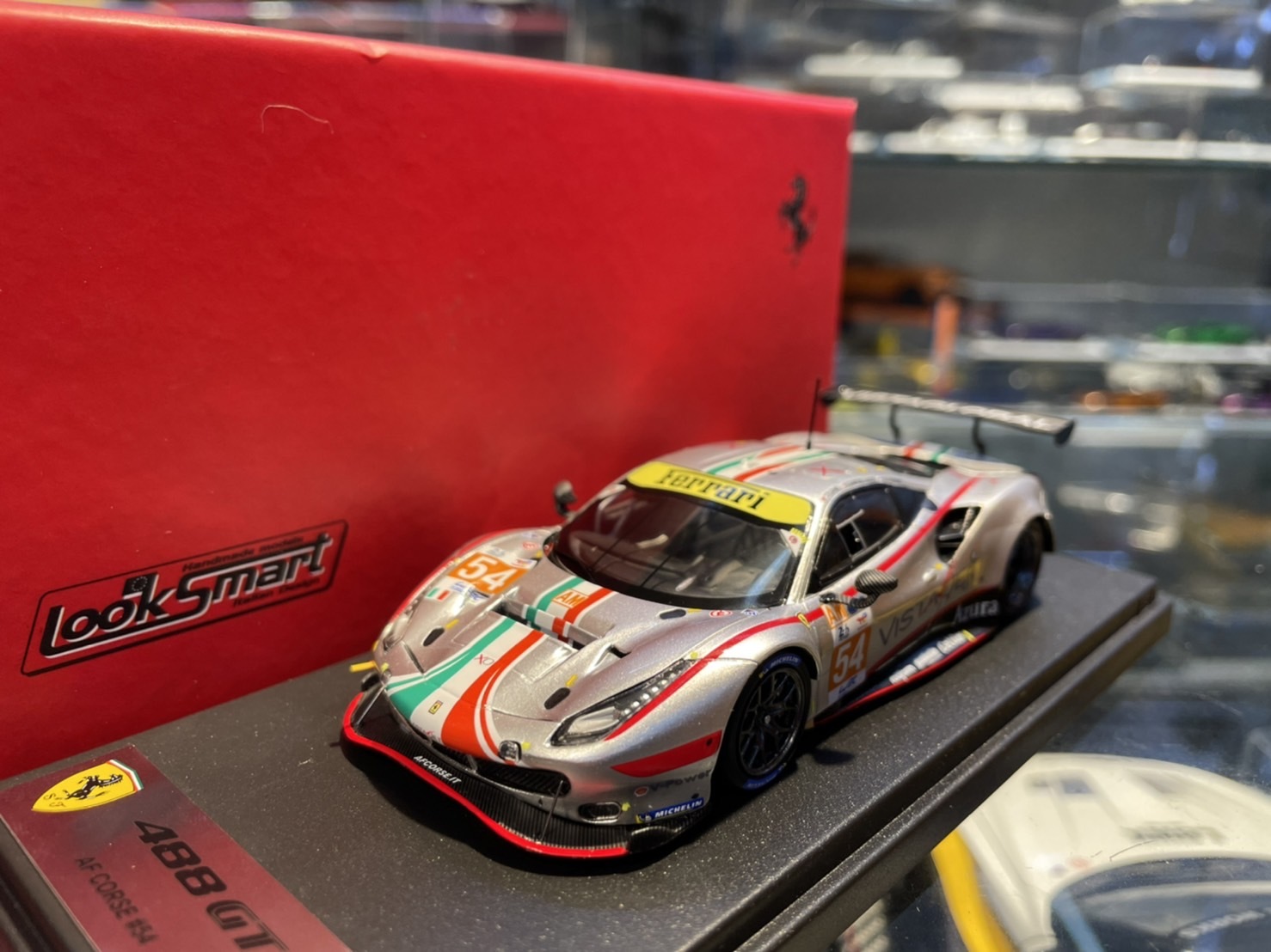Looksmart LSLM069 Ferrari 488 GTE Spirit N°54 – Le Mans 2017, 1/43, Occasion