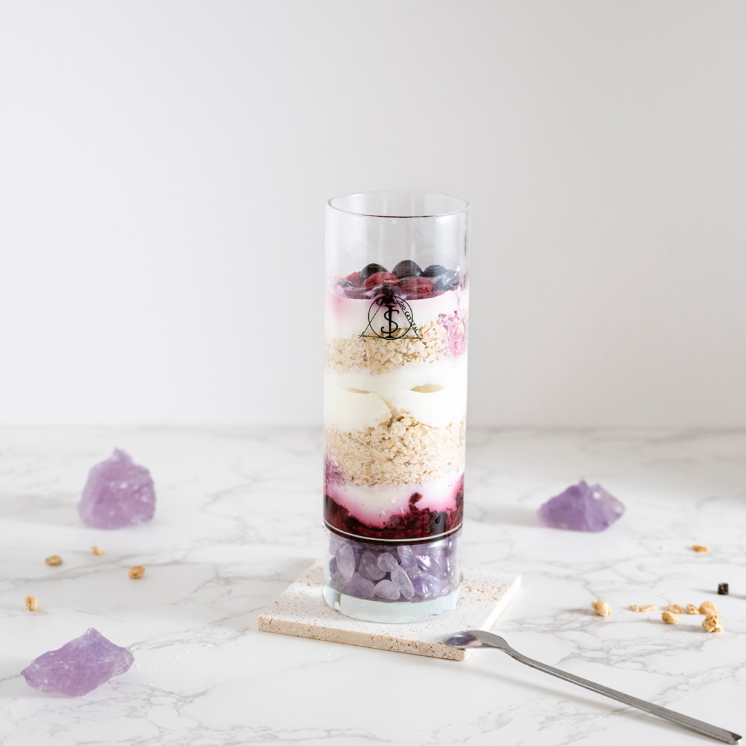 【祈願能量水晶杯】考運水杯-紫水晶轉運水杯