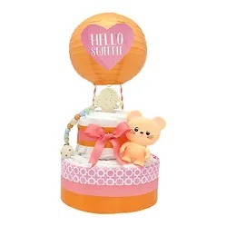 熱氣球Q版老鼠尿片蛋糕