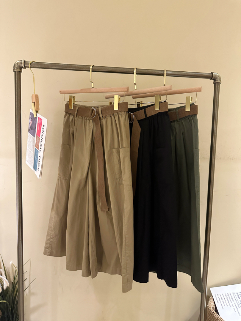 Hi Sisters 愛自己女裝 |休閒棉質寬褲裙