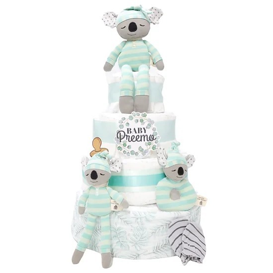 4層樹熊尿片蛋糕