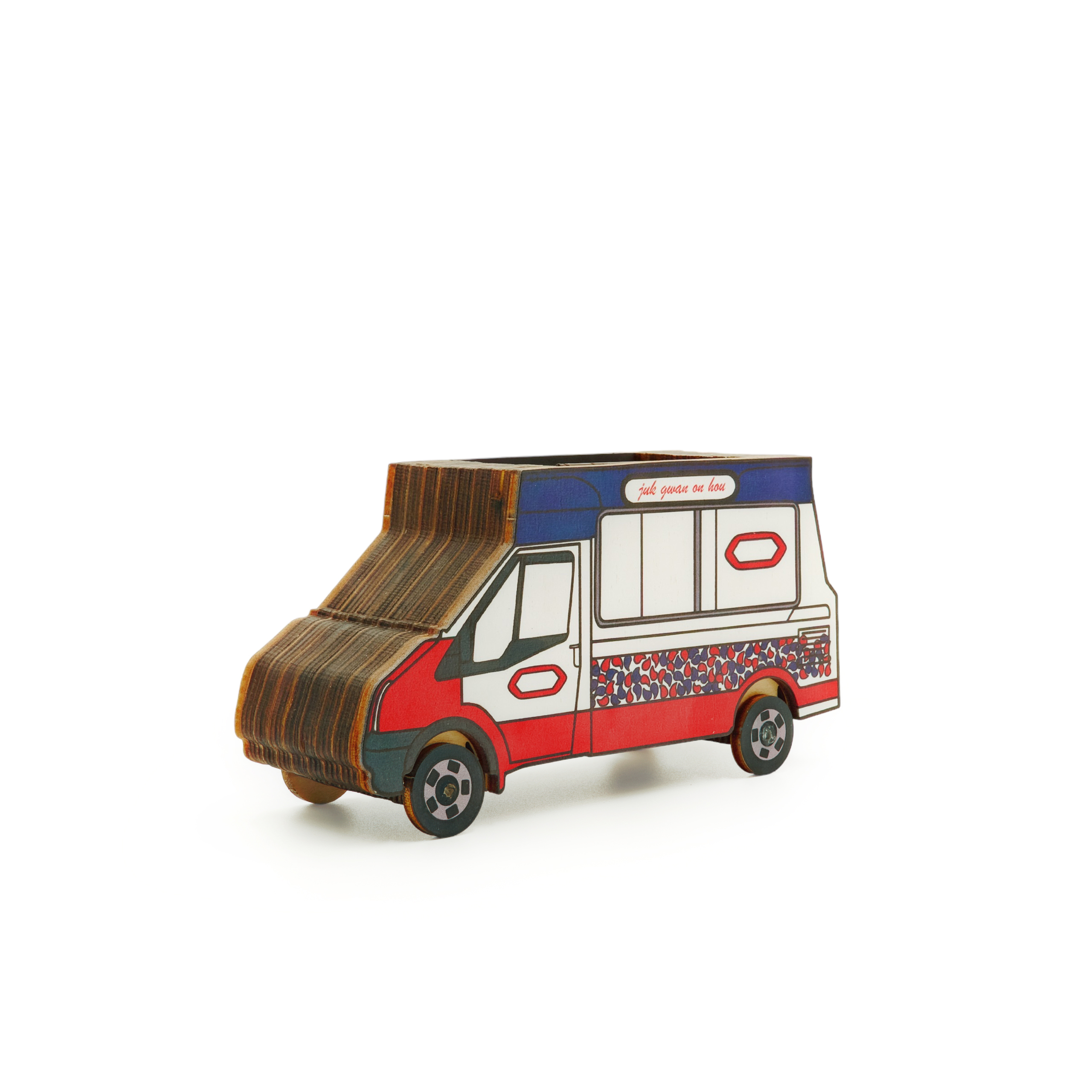 祝君安好 雪糕車萬字夾座| 香港特色系列🇭🇰| 附送10個雪糕造型萬字夾| 送禮自用| 香港設計 香港製造