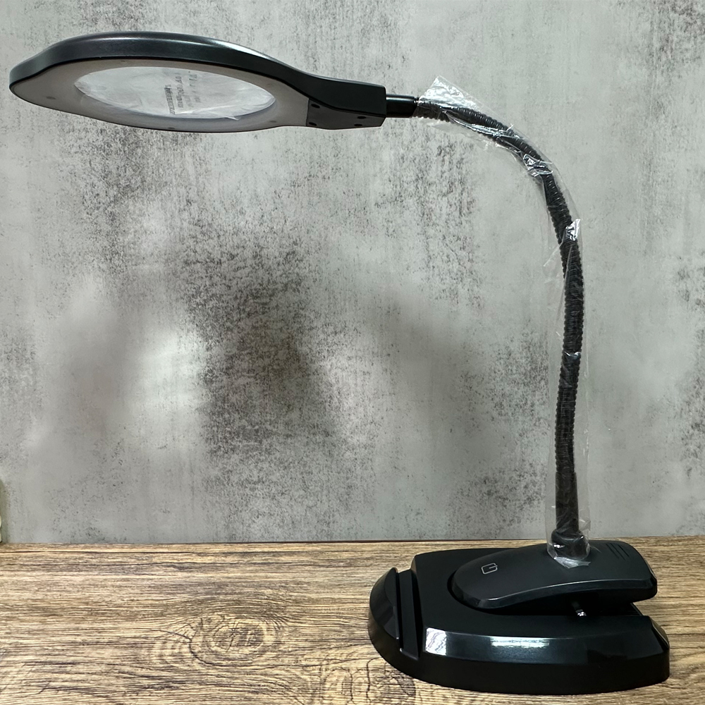 Hamlet 哈姆雷特 LED調光鵝頸夾式座式兩用放大鏡