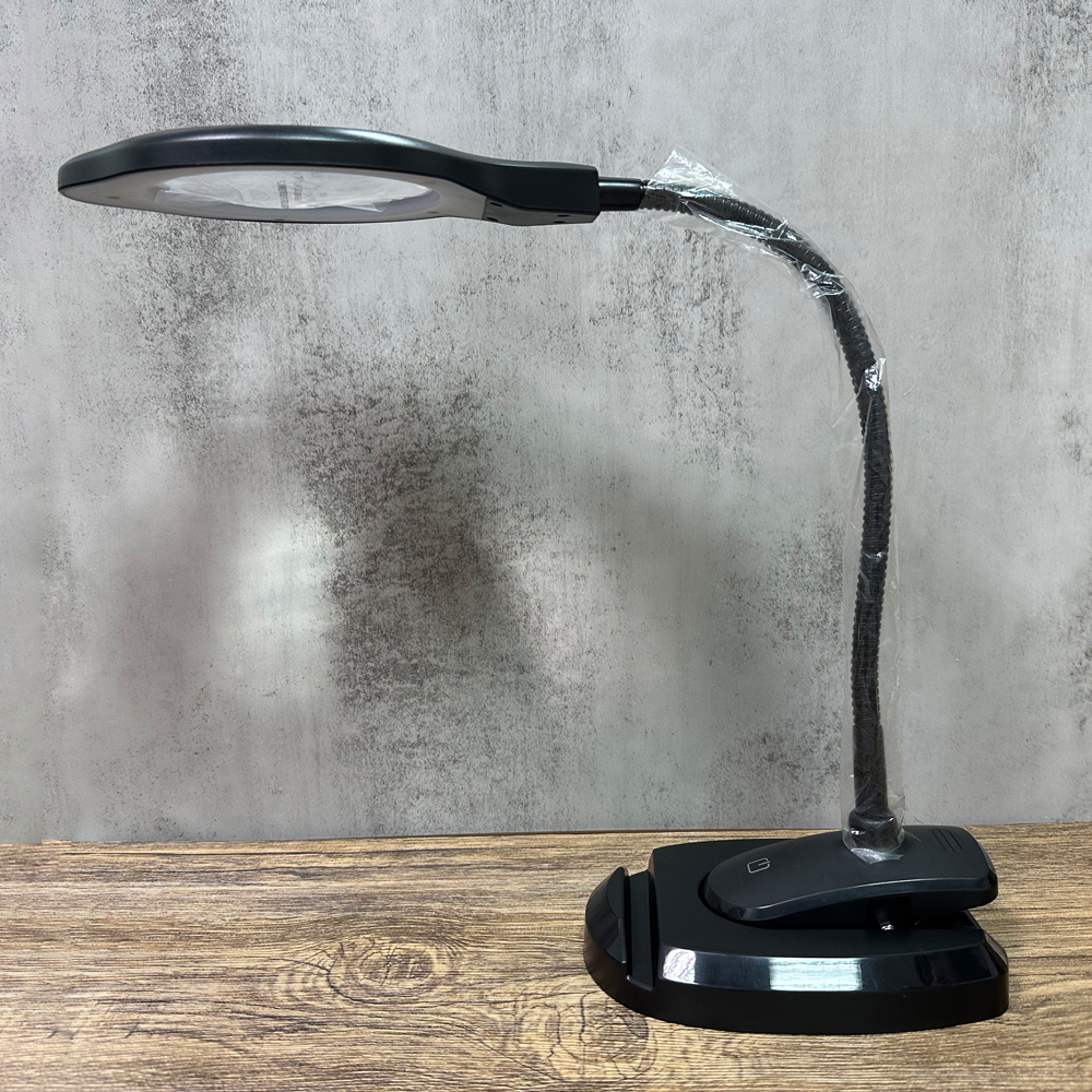 Hamlet 哈姆雷特 LED調光鵝頸夾式座式兩用放大鏡