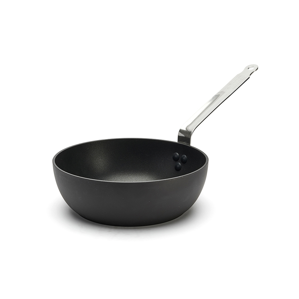 Choc 黑銀都會極系列 l 加厚不沾深煎炒鍋(適用IH感應爐)