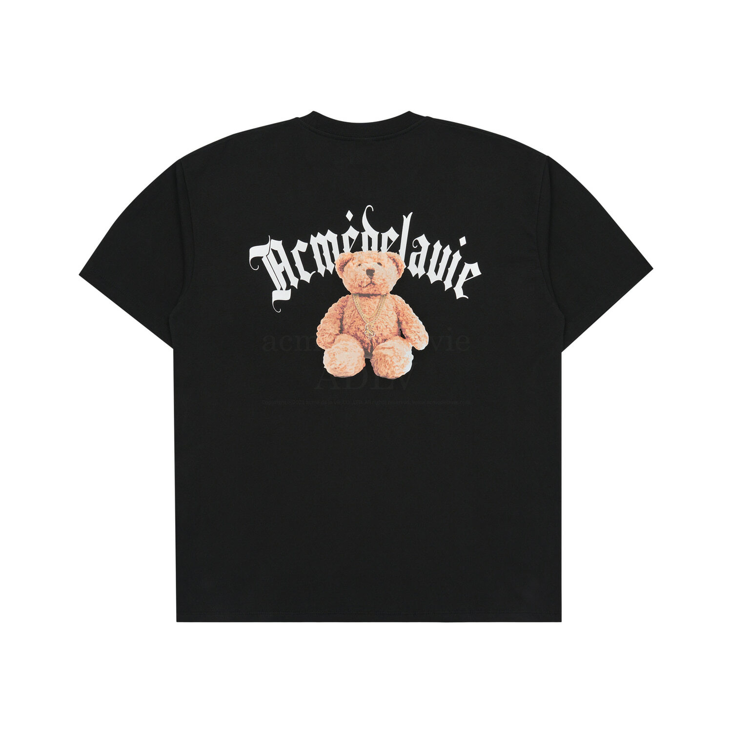 ADLV GOLD CHAIN BEAR DOLL SHORT SLEEVE T-SHIRT
