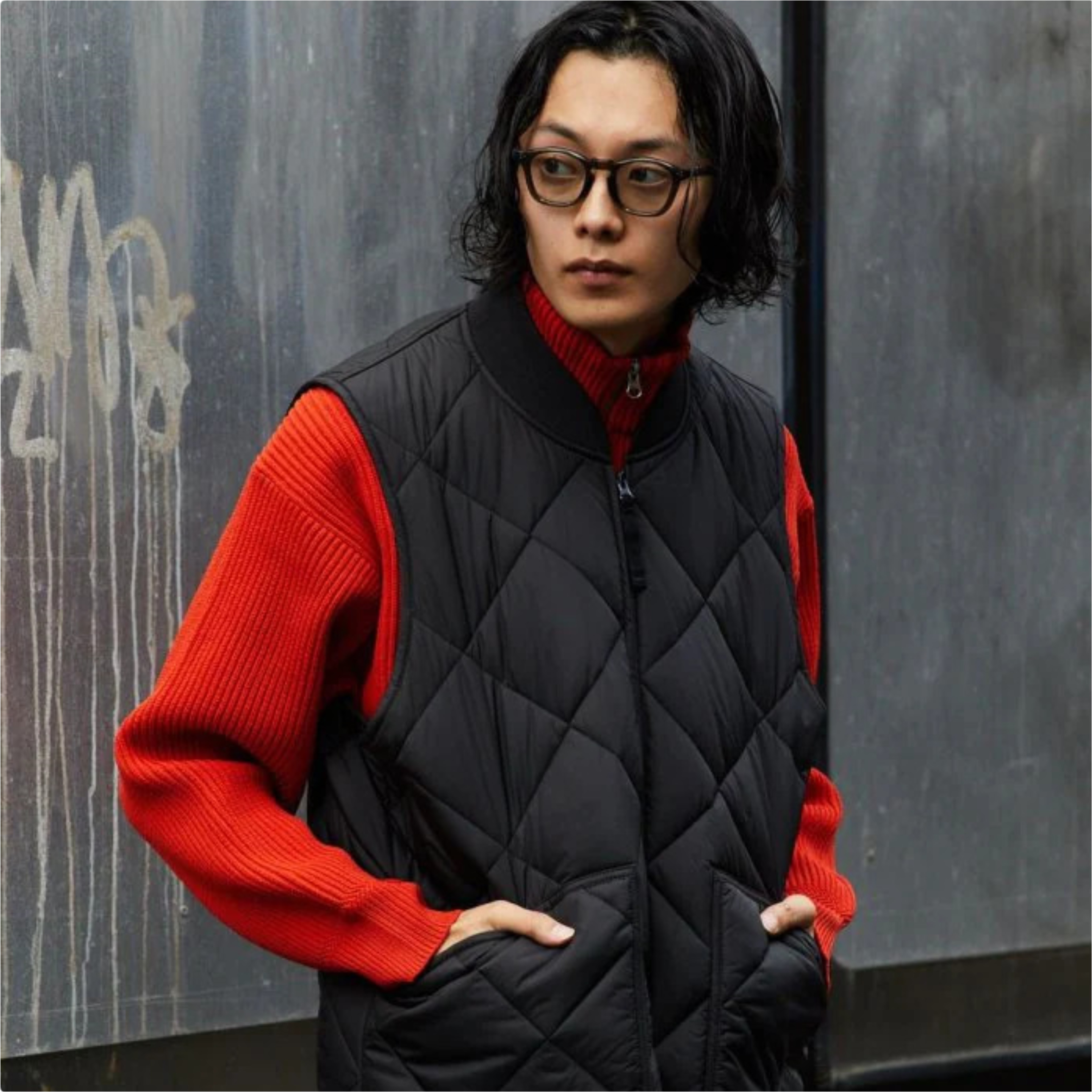 FREAK'S STORE PRIMALOFT 菱格紋 工裝 軍事風 防潑水 防風 保暖 背心 現貨