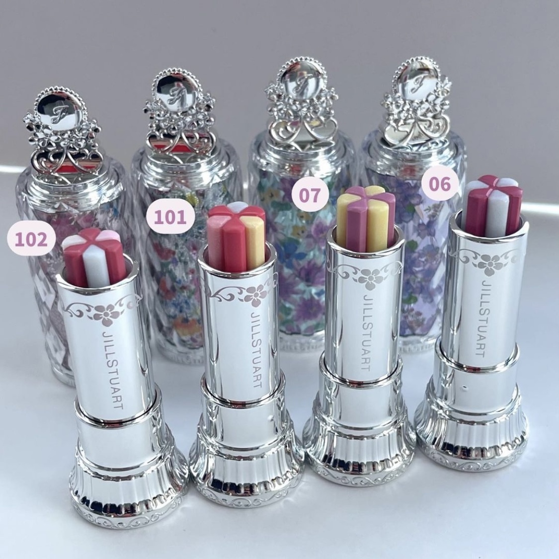 限定] JILL STUART Bloom Lip Candy 誕生花束唇膏2023