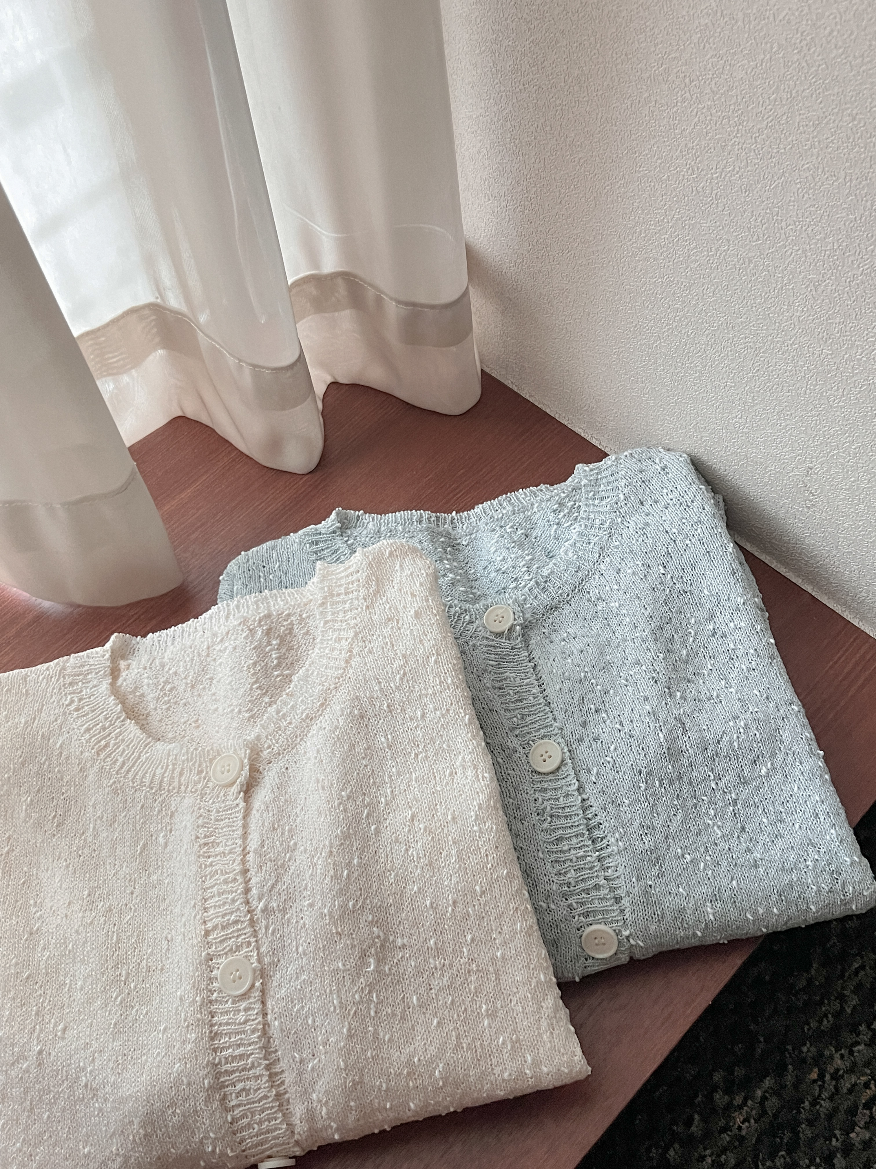 〈17/4～21/4 連線DAY 3〉顆粒感織紋薄外套