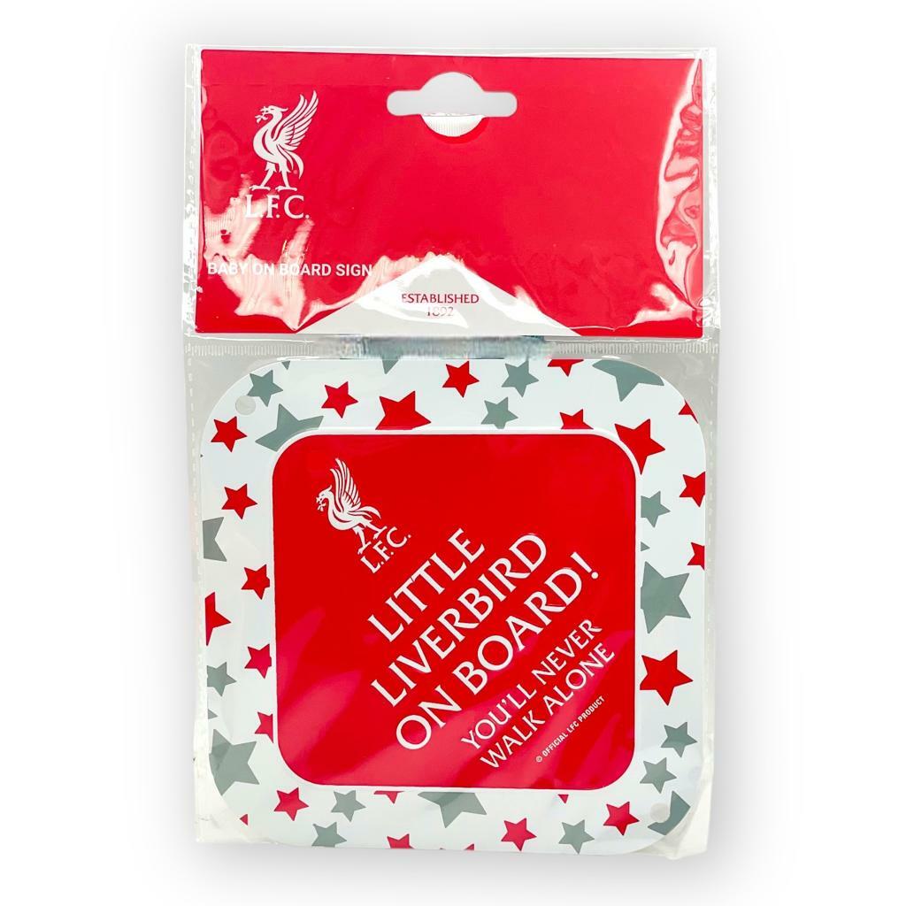 利物浦紅白色花紋"嬰兒在車"牌