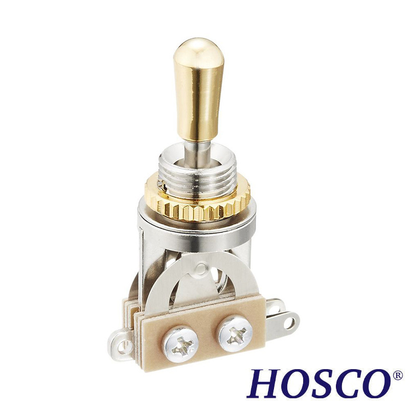 HOSCO YM-T20G Les Paul型 3way 搖頭開關 金色