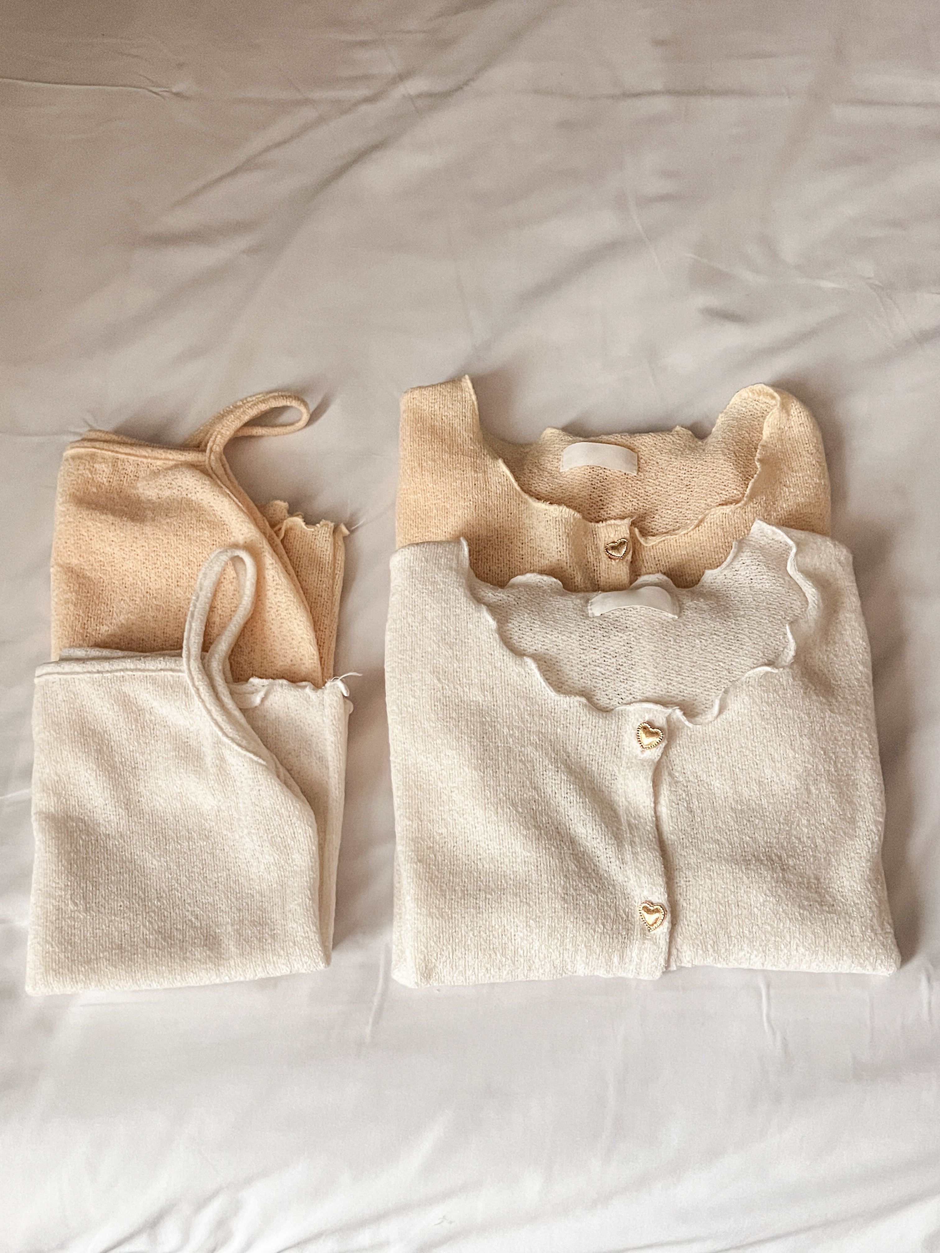 〈17/4～21/4 連線DAY 3〉甜美愛心鈕扣Top Set