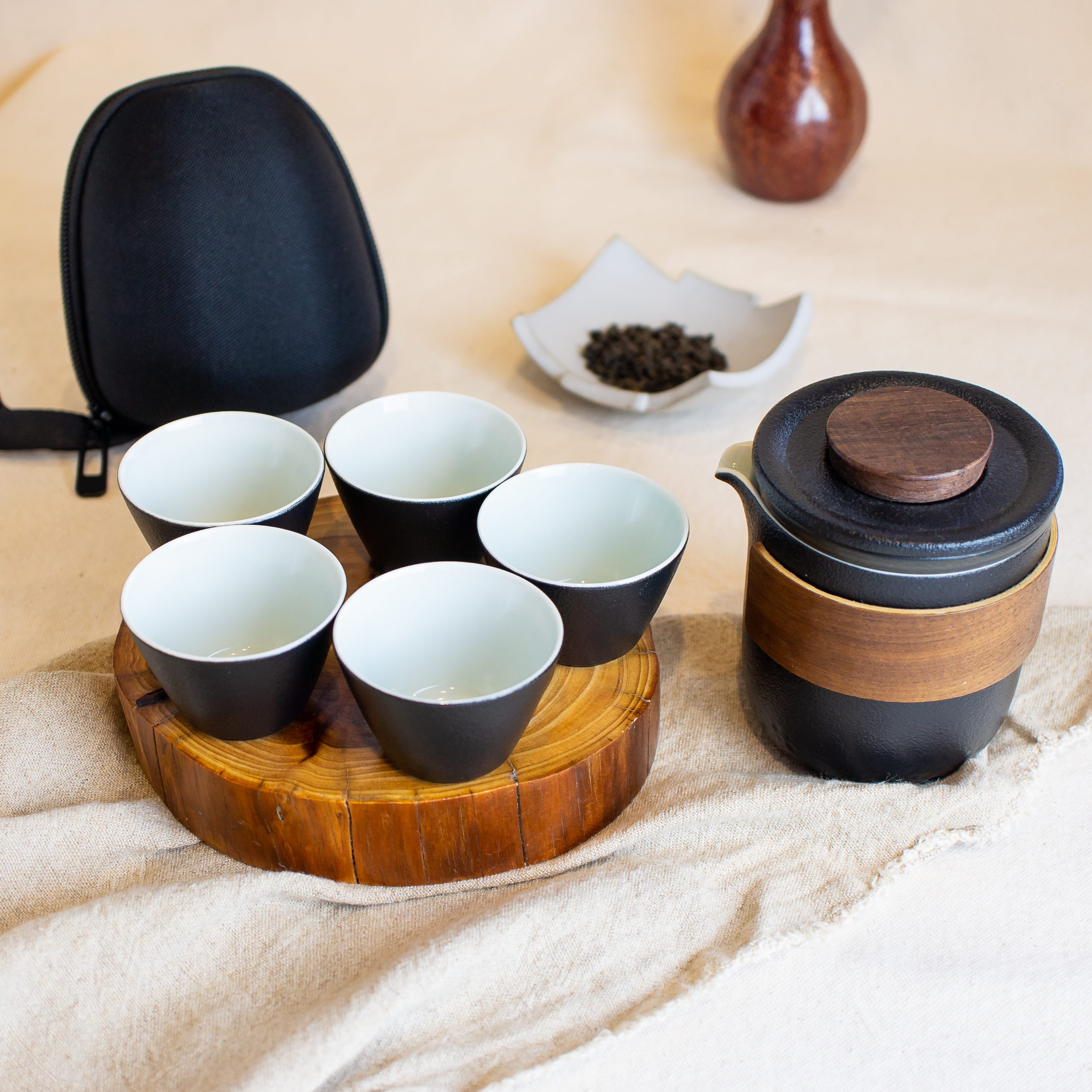 五杯旅行茶具組