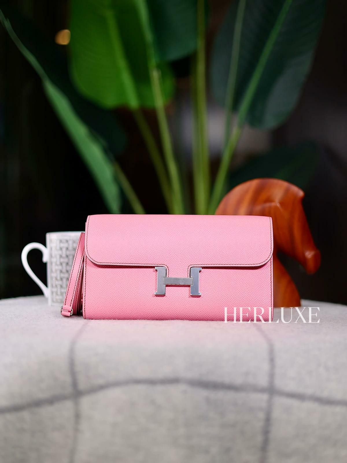 Constance to go 5P pink ck epsom W