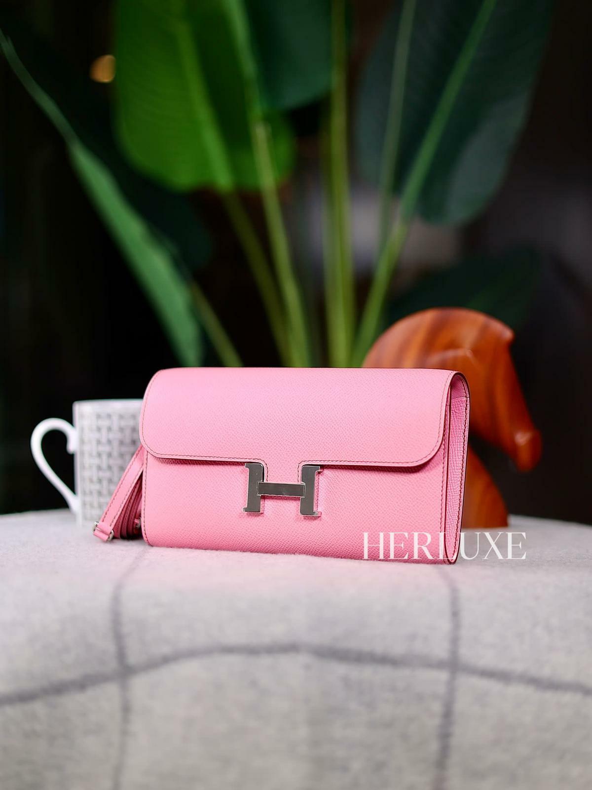 Constance to go 5P pink ck epsom W