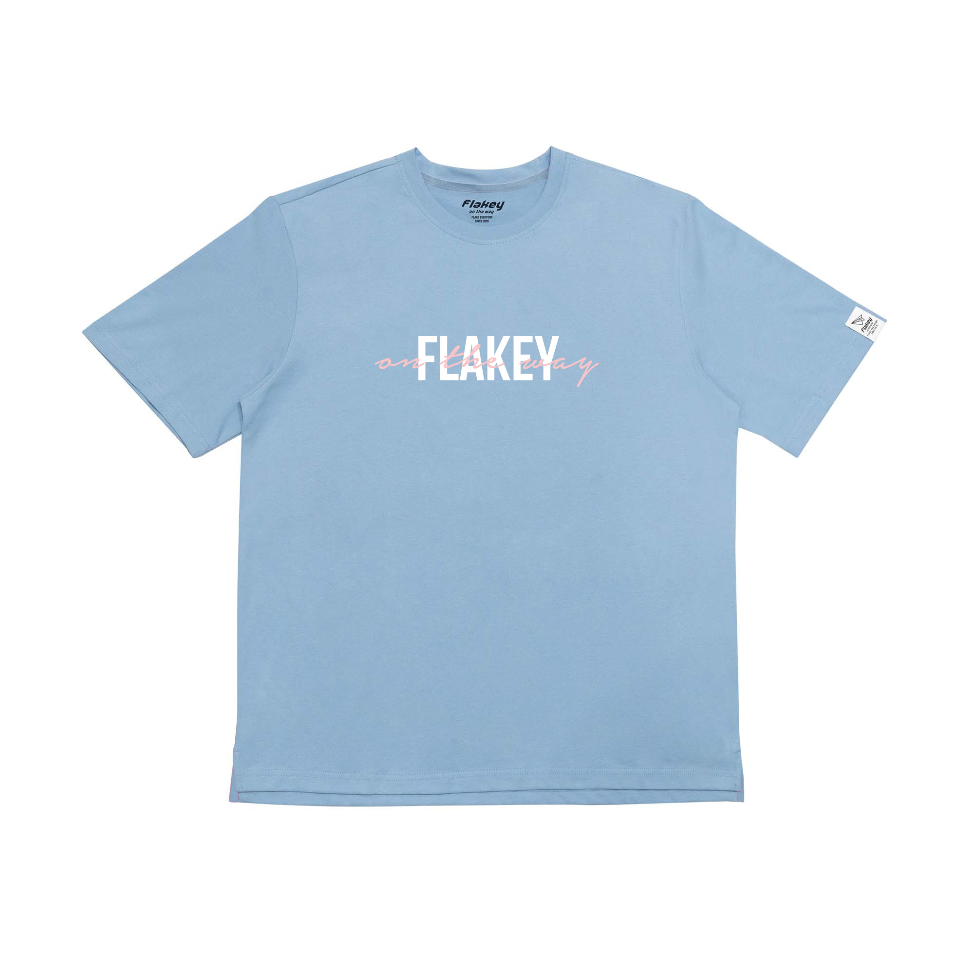 山系2.0「地球先生」淺藍色印花T恤