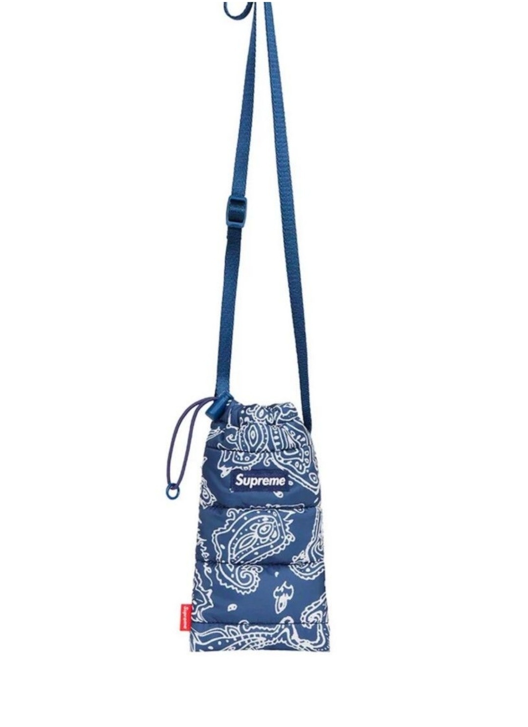Supreme Puffer Neck Pouch Blue 絕版