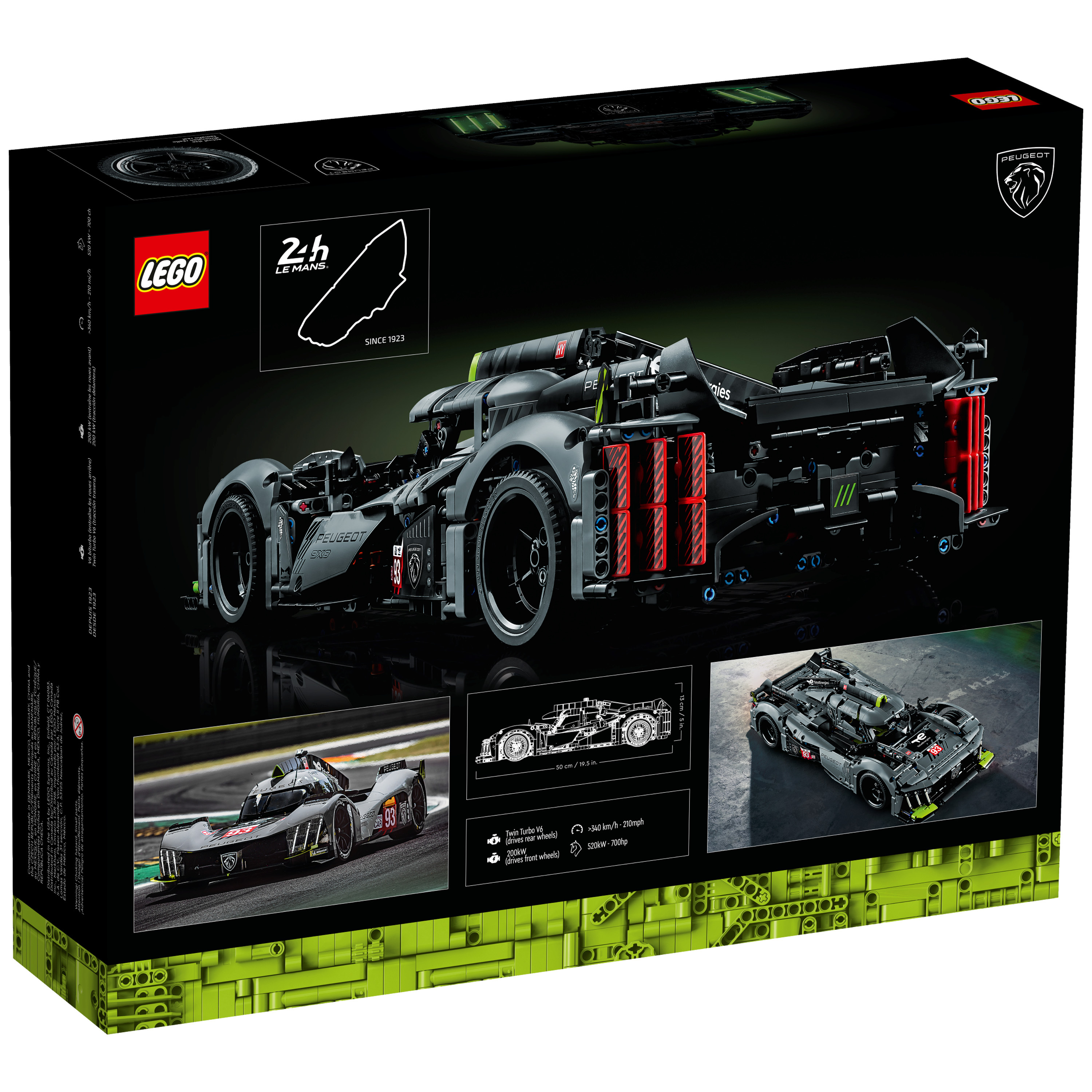 LEGO 42156 PEUGEOT 9X8 利曼24小時耐力賽混合動力超級賽車樂高