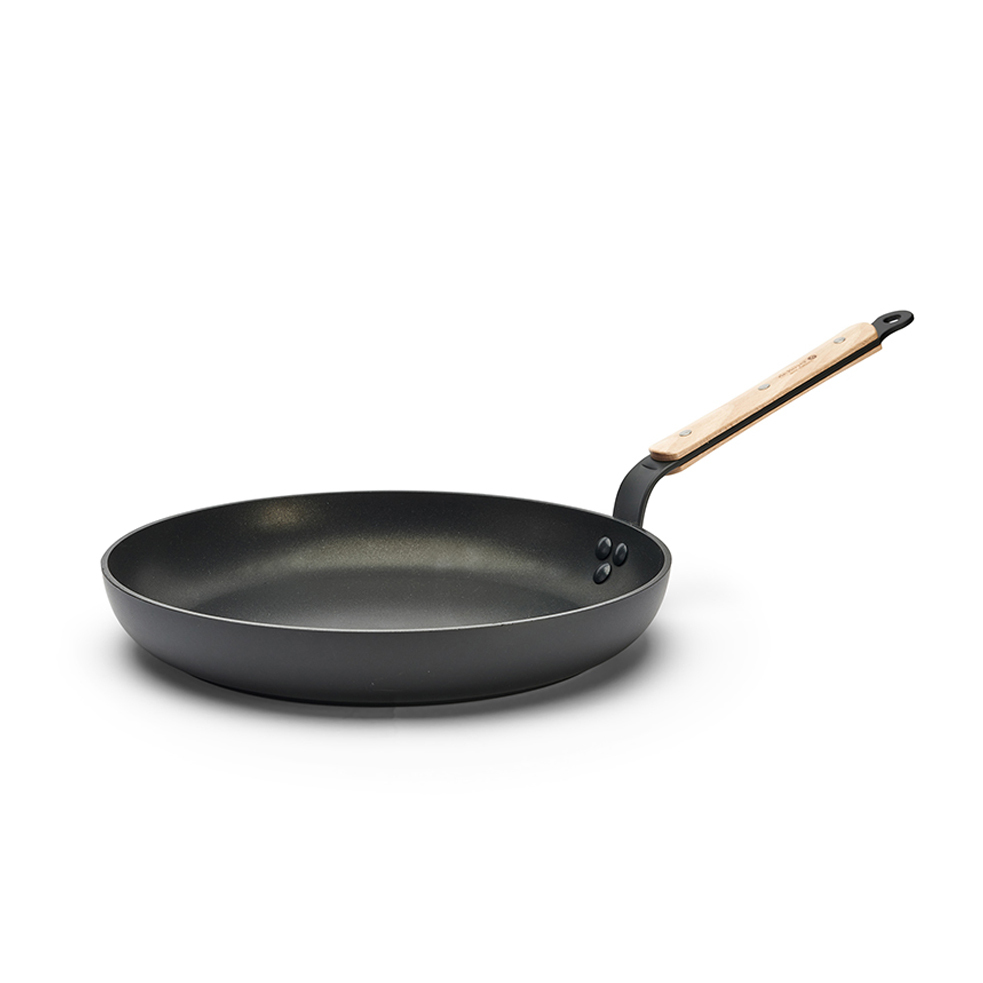 Choc B Bois | 山毛櫸握柄系列 |原木風不沾平底鍋-感應爐適用