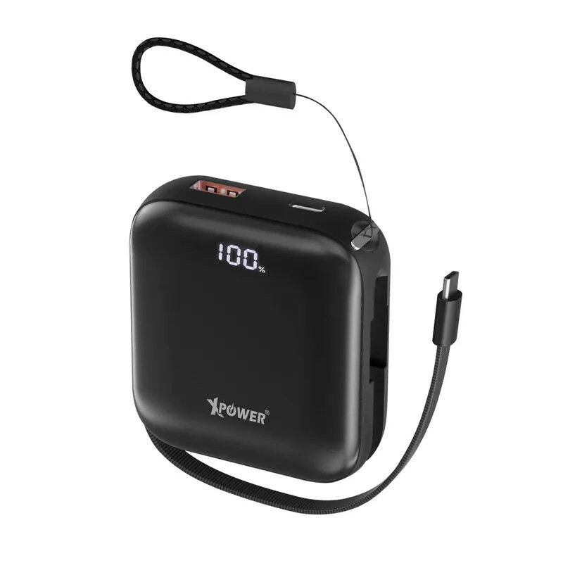 XPower PD8D PD 3.0 + SCP 8000mAh內置PD線外置充電器