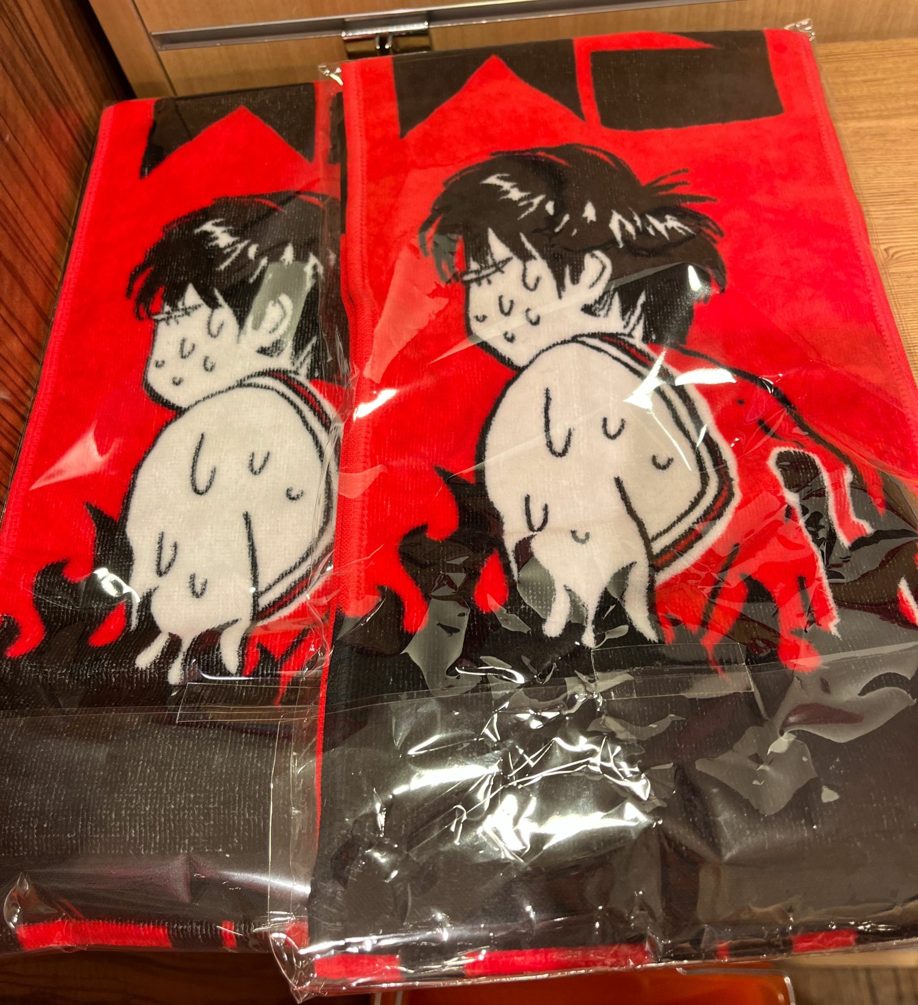 Slam Dunk男兒當入樽運動毛巾紅色