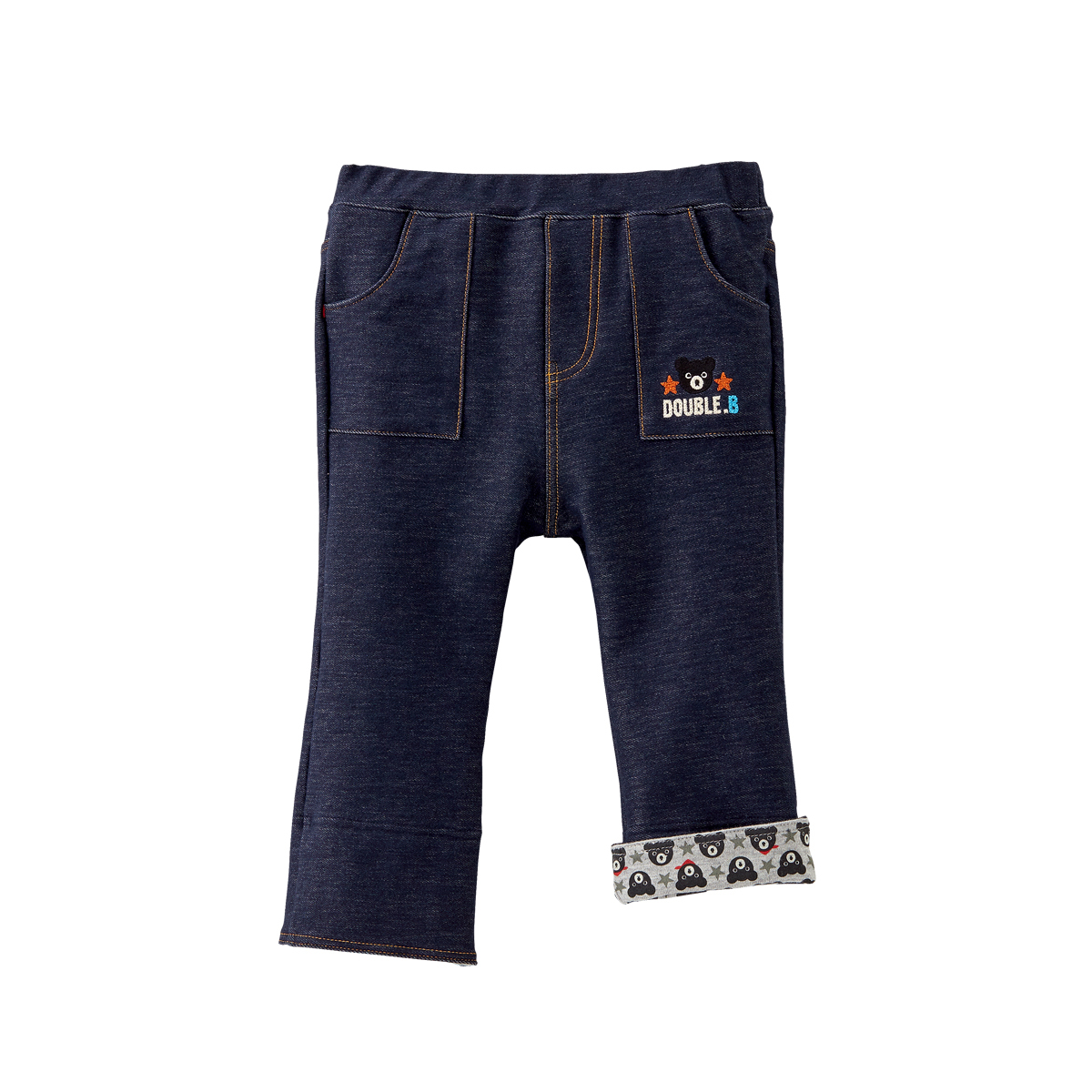 Double B彈力牛仔長褲