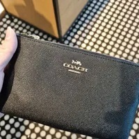 [S] COACH 3888 LARGE CORNER ZIP WRISTLET,IM/BLACK, 195031083518 (SCO361)