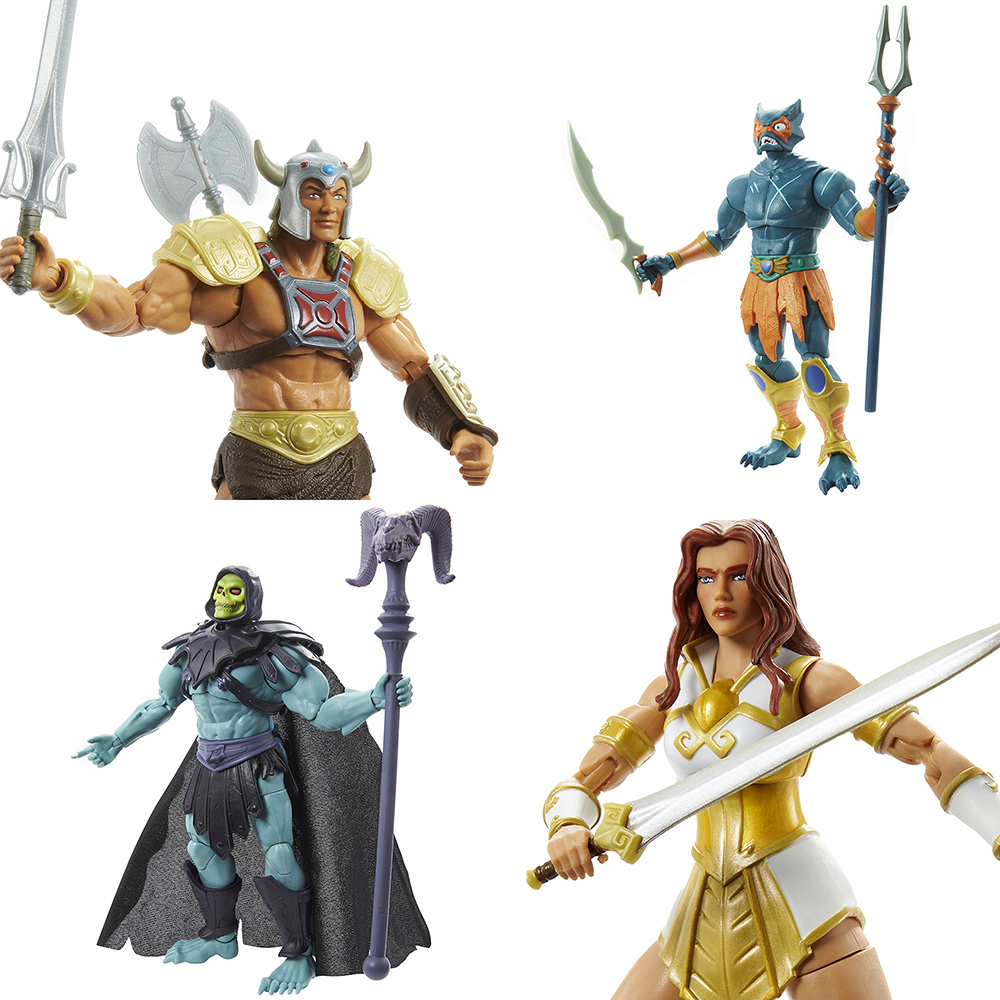 Masters of the Universe® 太空超人 經典角色模型系列-HE-MAN/SKELETOR/MER-MAN/TEELA