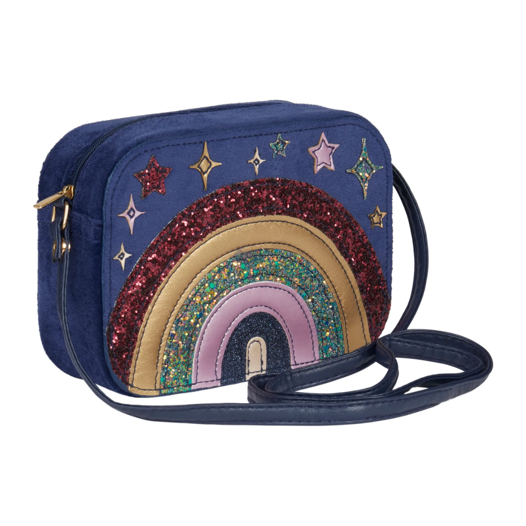 Rainbow Galaxy Velvet Bag