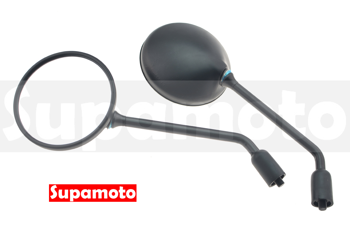 -Supamoto- M161 復古 圓鏡 原廠型 電鍍 後照鏡 後視鏡 大型 重機 CB350 通用 改裝 CUB