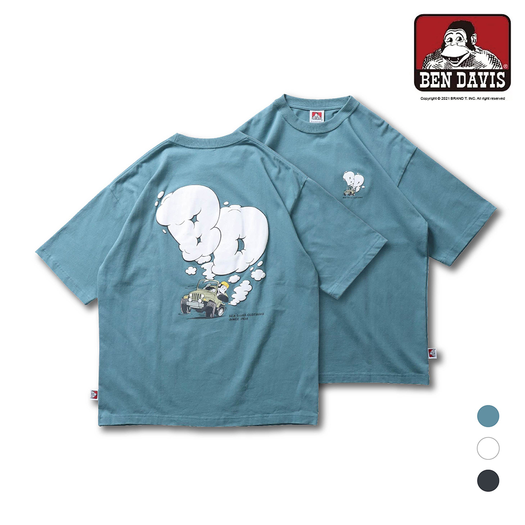 【 BEN DAVIS |冒煙吉普車短TEE - 3色 】