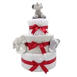 3層Q版大象尿片蛋糕