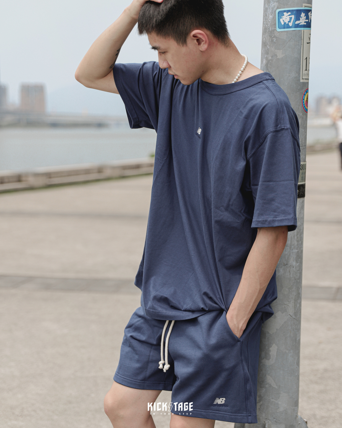 **特價商品售出不退換**男款 NEW BALANCE ATHL GRPHC SUIT 三色 大LOGO 基本款 套裝 短T【MT31504】/ 棉短褲【MS31504】NBSUIT